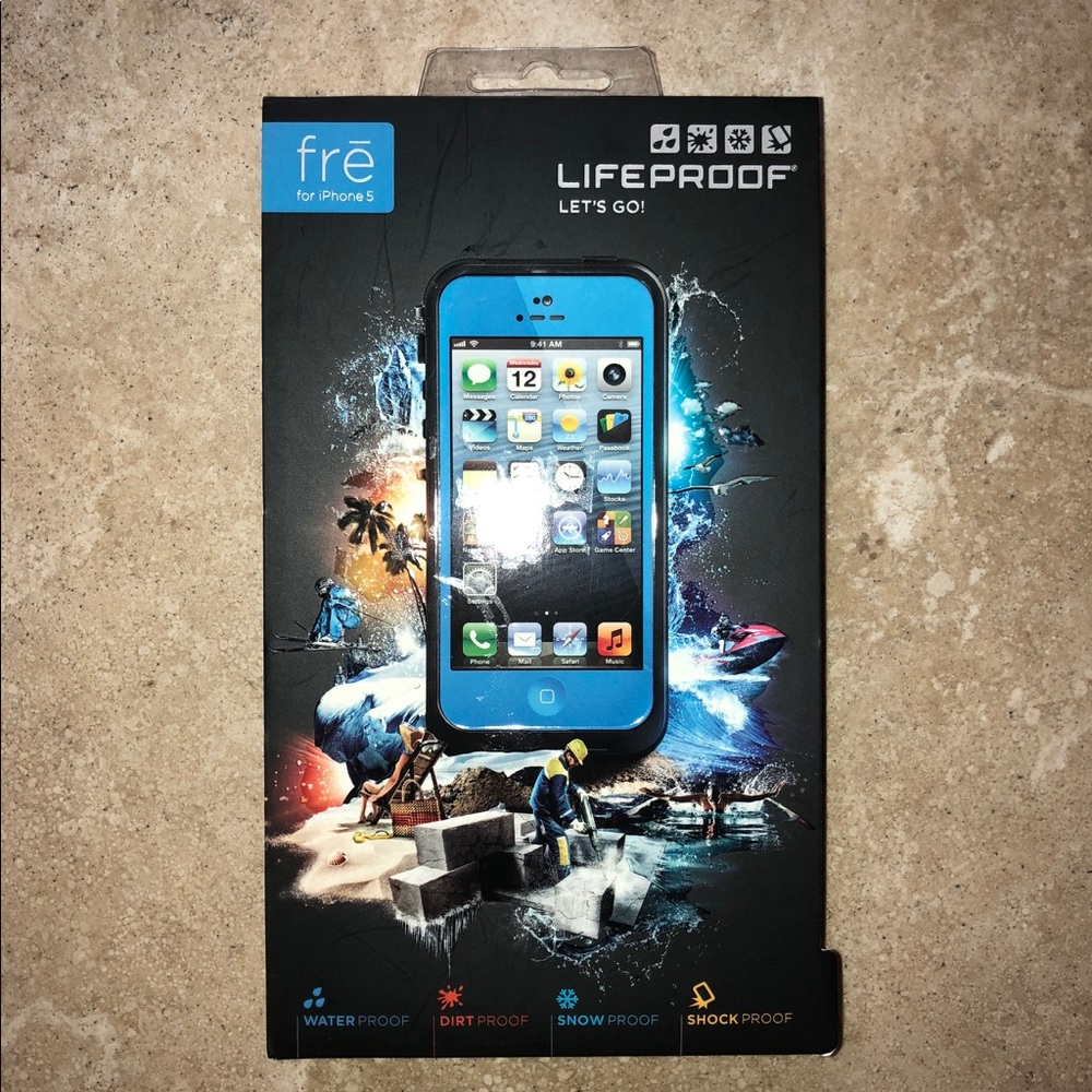 iPhone 5 Blue LifeProof Case